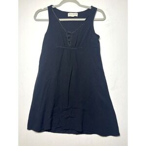 Idyllwind Miranda Lambert Black Boho Studded V-Neck Sleeveless Mini Dress XS